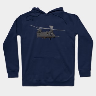 Military MH-47 Chinook Helicopter Hoodie